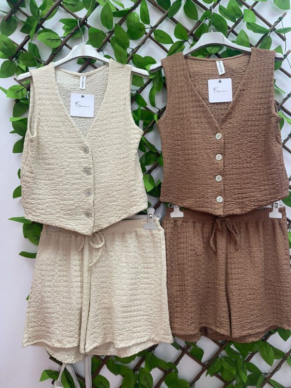 CONJUNTO VERANO MARRONES