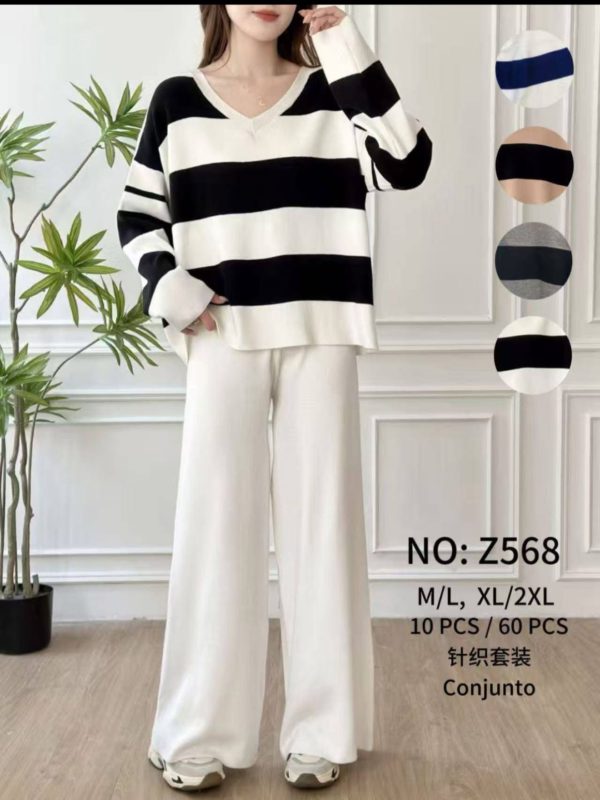 conjunto rayas