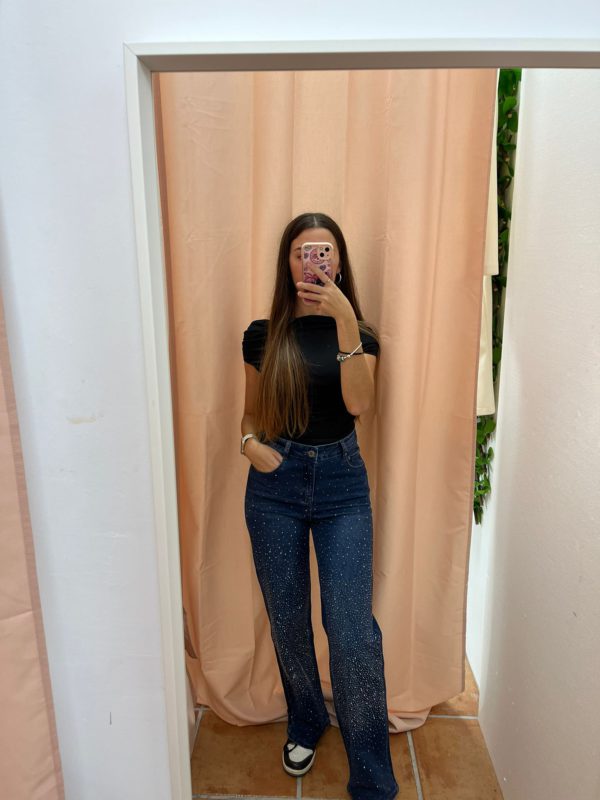 PANTALON VAQUERO BRILLO PANTALON VAQUERO BRILLO