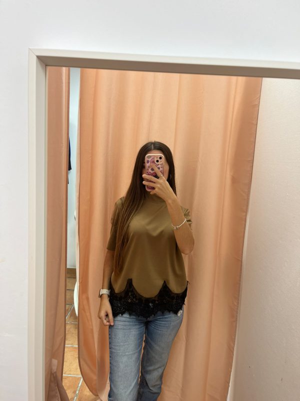 camisa leonor marron