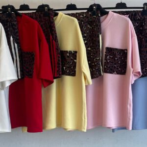 Conjuntos Virales Cortos Animal Print